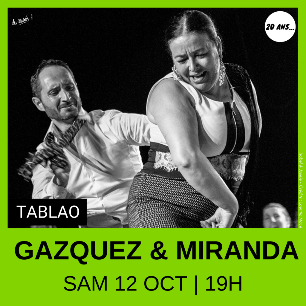 GAZQUEZ & MIRANDA TABLAO 12 OCTOBRE 2024