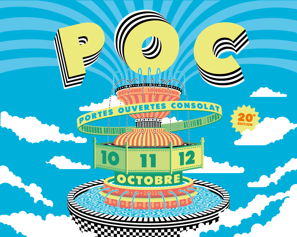 Visuel graphique des portes ouvertes consolat POC